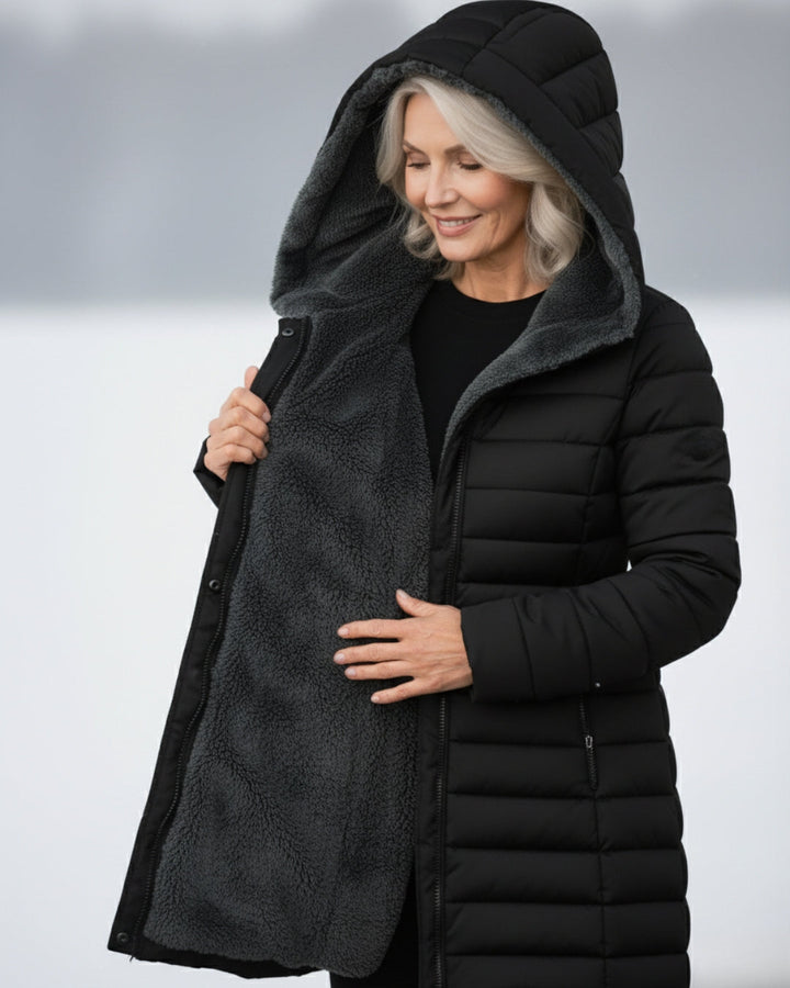 Marie I Padded Winter Jacket with Hood