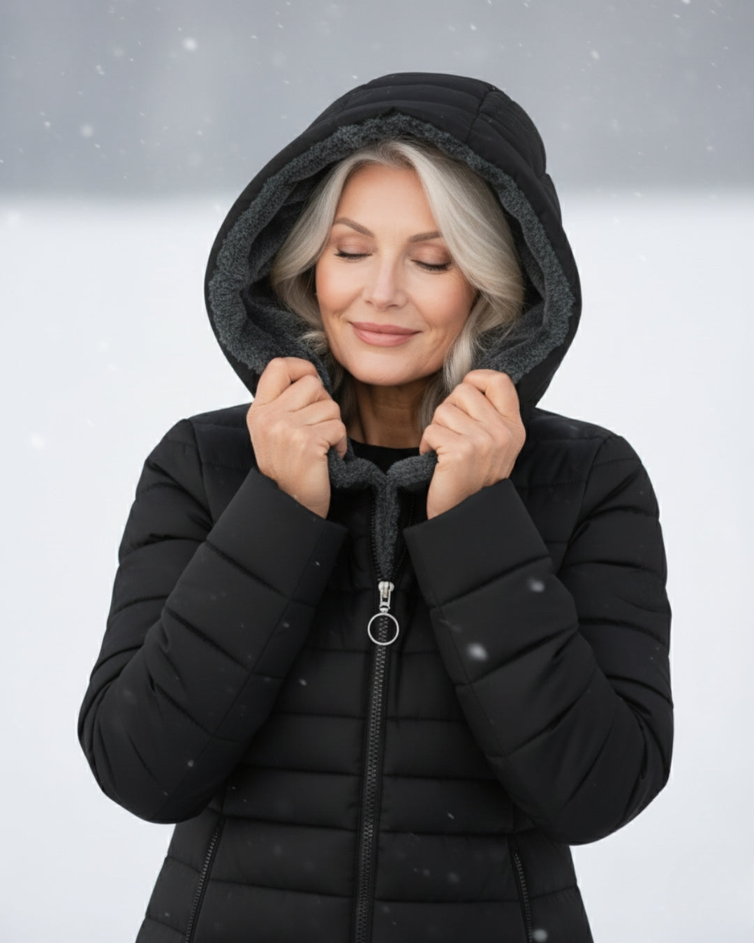 Marie I Padded Winter Jacket with Hood