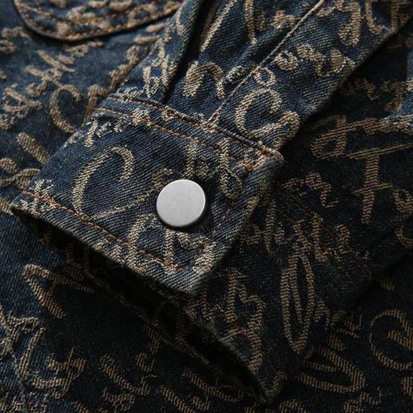 Weston | Denim Scripture Jacket