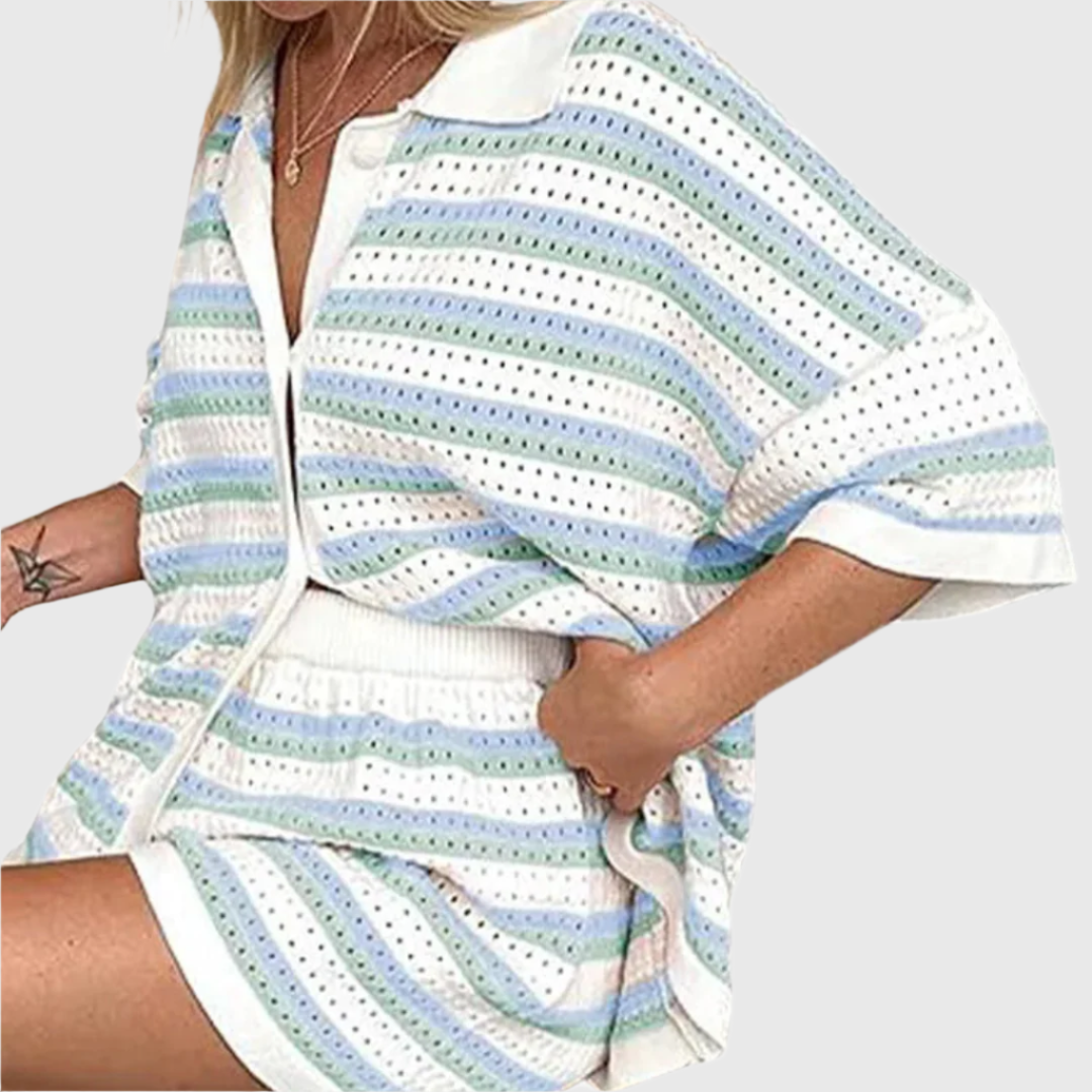 Yara - Open-Knit Co-Ord Set