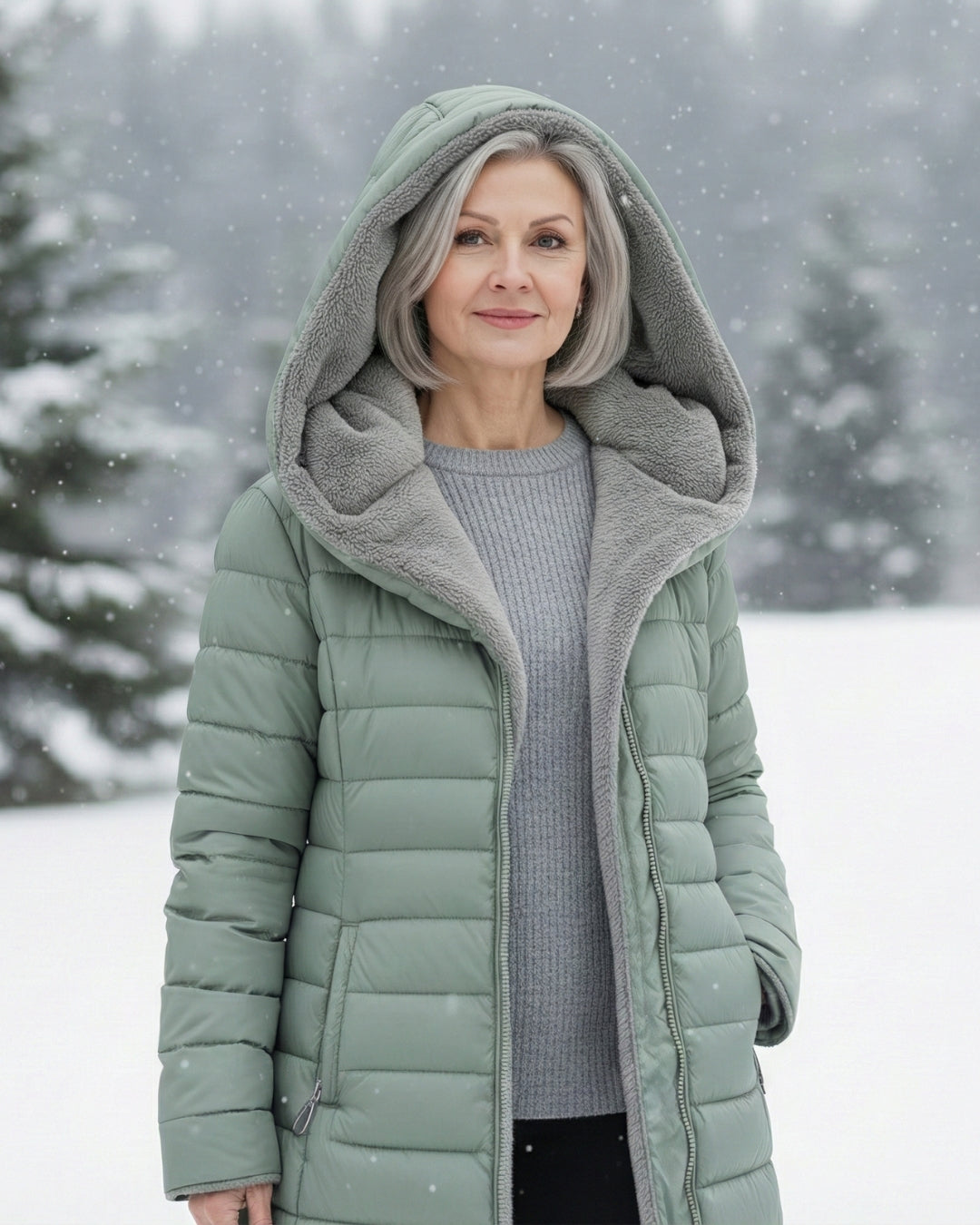 Marie I Padded Winter Jacket with Hood