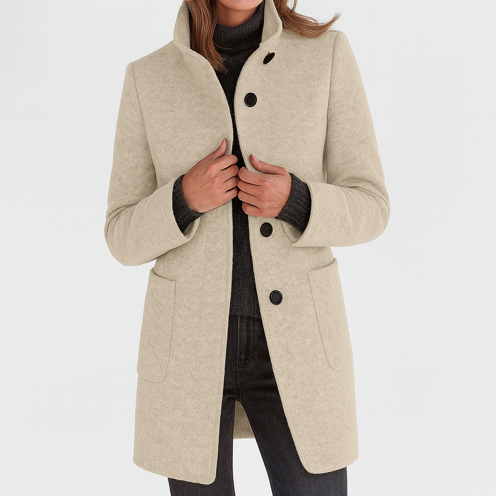 Isobel | Coat with High Collar
