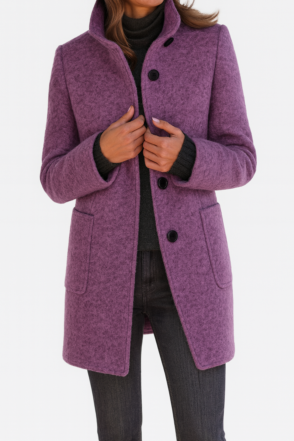 Isobel | Coat with High Collar