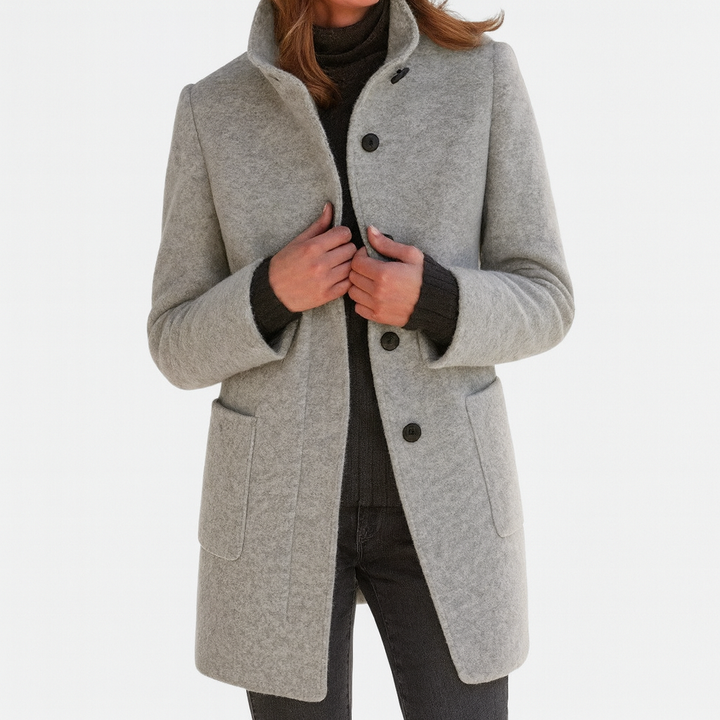 Isobel | Coat with High Collar