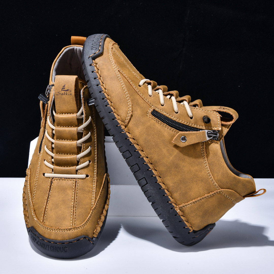 Christian | Men's Nubuck Shoes with Zip