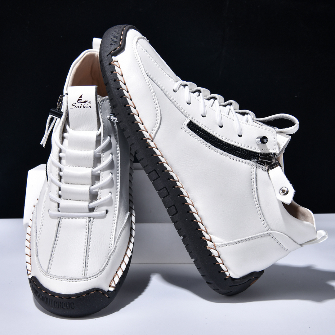 Christian | Men's Nubuck Shoes with Zip