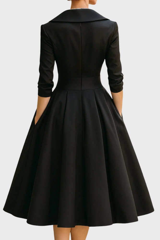 Rosa - Elegant Midi Dress