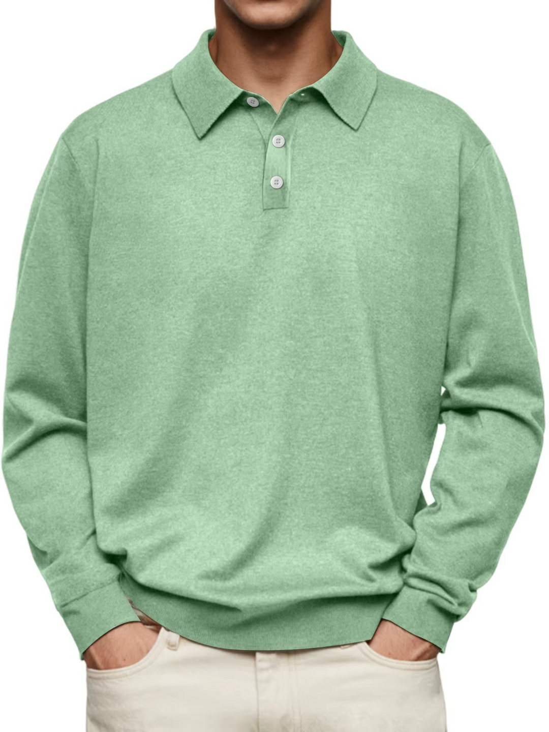 Aiden | Long Sleeve Polo