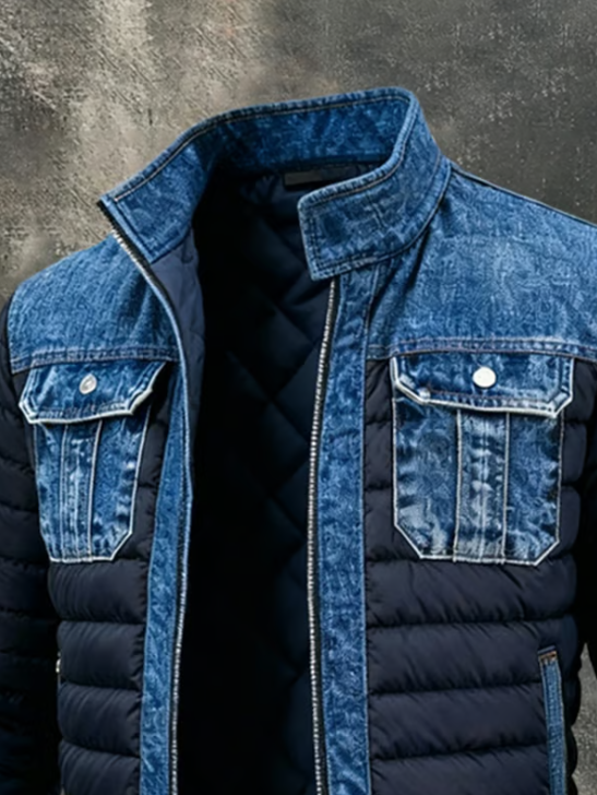 Fraser | Hybrid Denim Quilted Jacket
