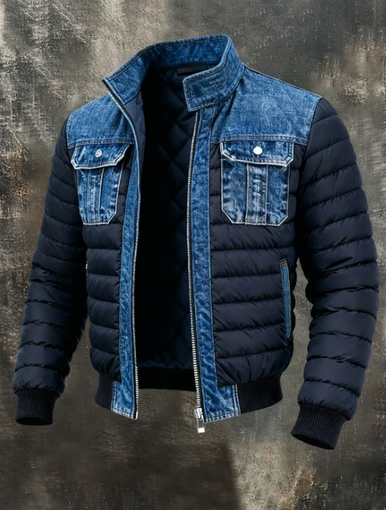 Fraser | Hybrid Denim Quilted Jacket