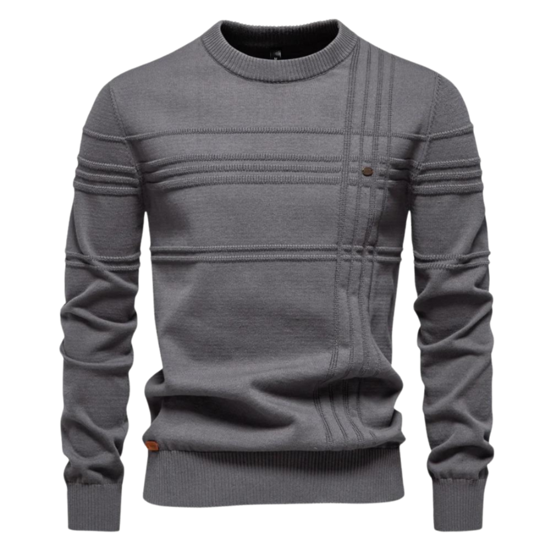 Rylan | Stylish men's sweater with checkered design