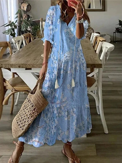Jessica - Boho Midi Dress